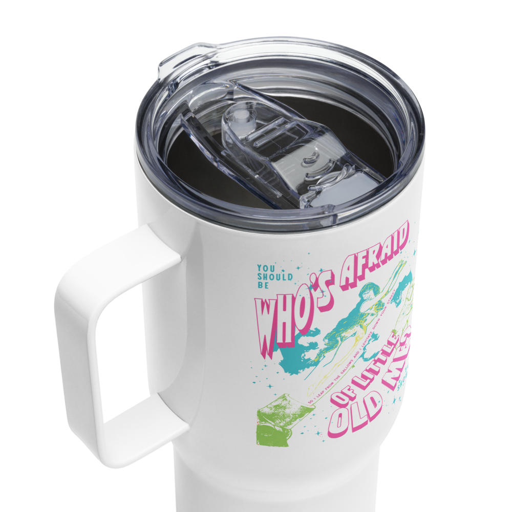 Who's Afraid White Large Tumbler