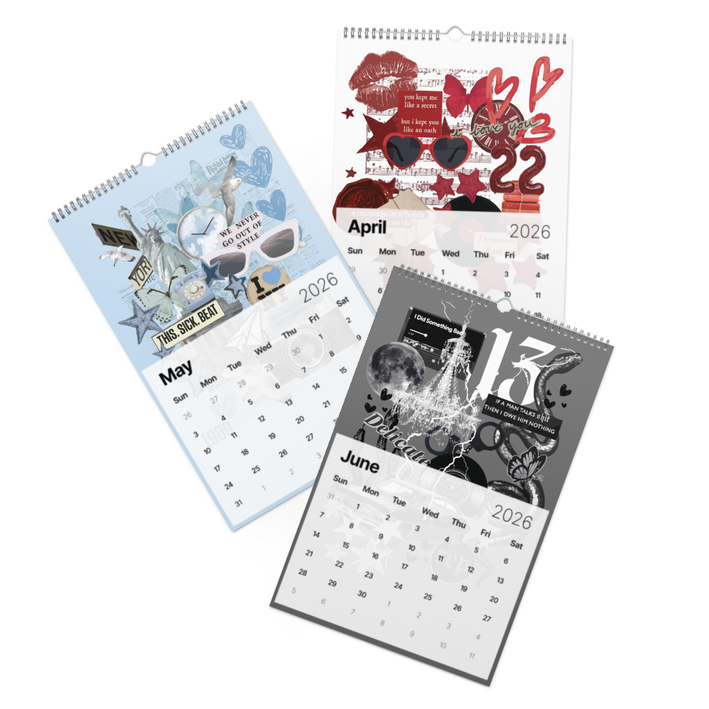 Eras Collage Wall calendar (2026)