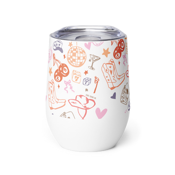 Cowgirl Icons Wine Tumbler