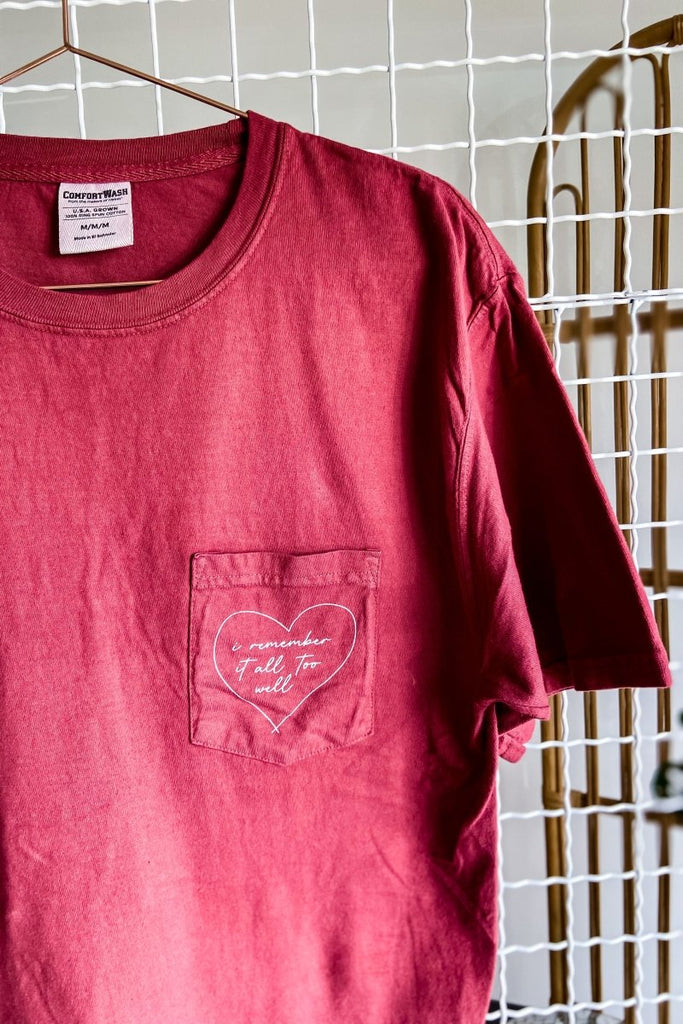 All Too Well Pocket Tee - Girl Tribe Co.