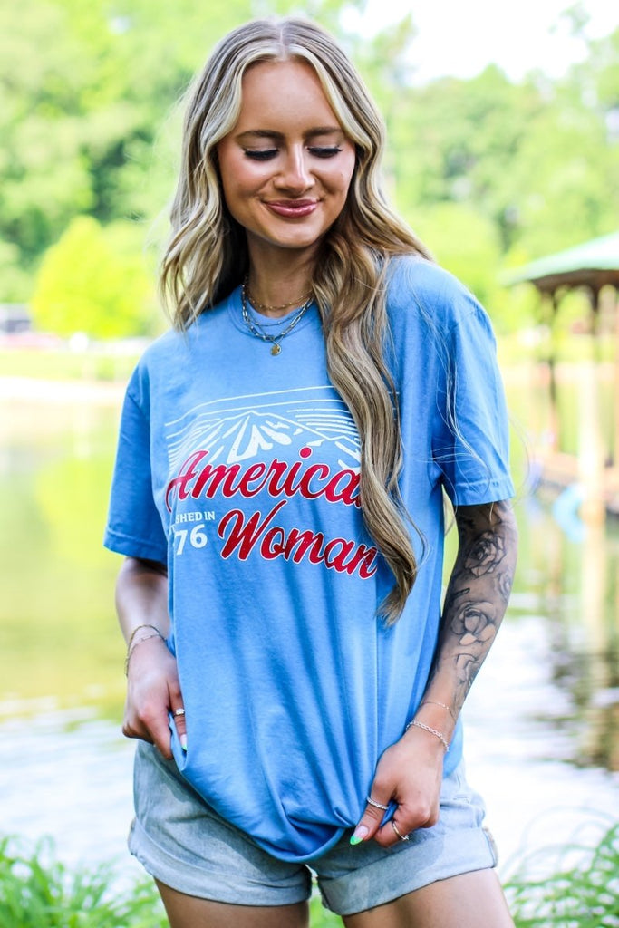 American Woman Tee - Girl Tribe Co.