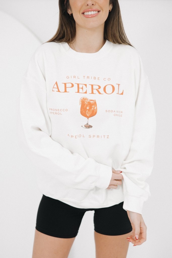 Aperol Spritz Sweatshirt - Girl Tribe Co.