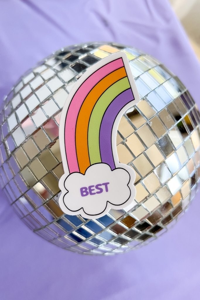 Besties - Best Rainbow Sticker - Girl Tribe Co.