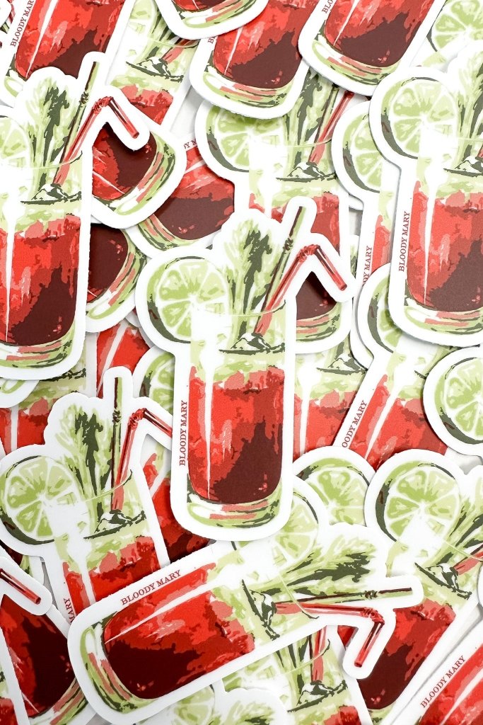 Bloody Mary Cocktail Sticker - Girl Tribe Co.