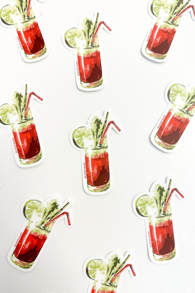 Bloody Mary Cocktail Sticker - Girl Tribe Co.