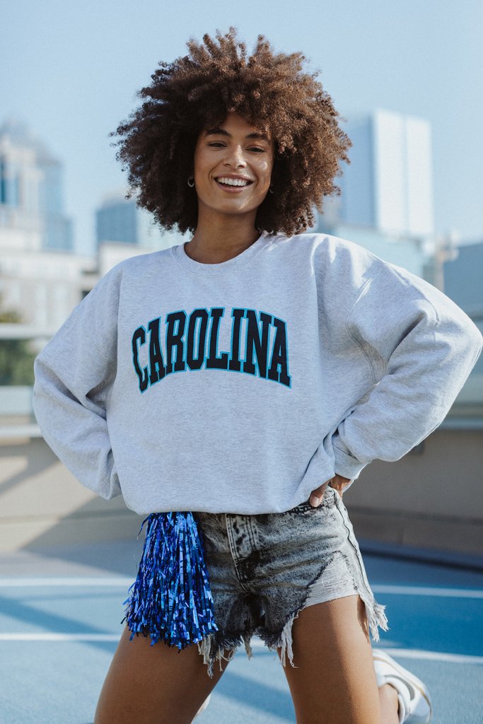 Carolina Block Sweatshirt - Girl Tribe Co.