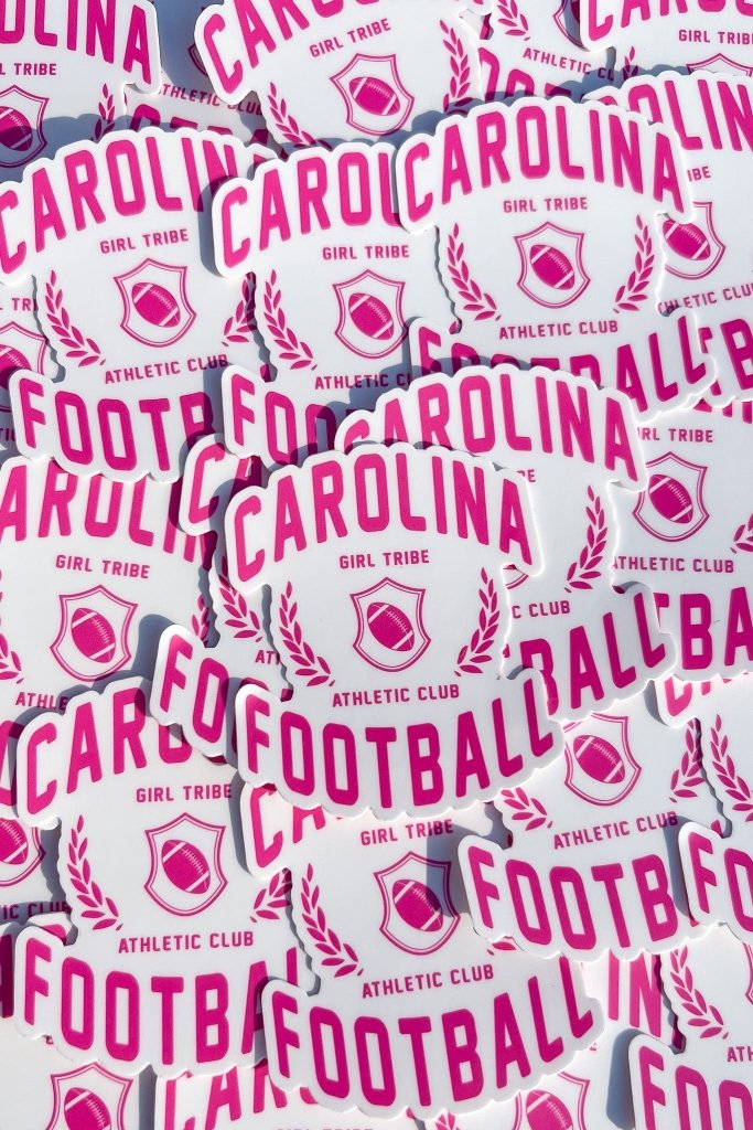 Carolina Football Sticker - Girl Tribe Co.