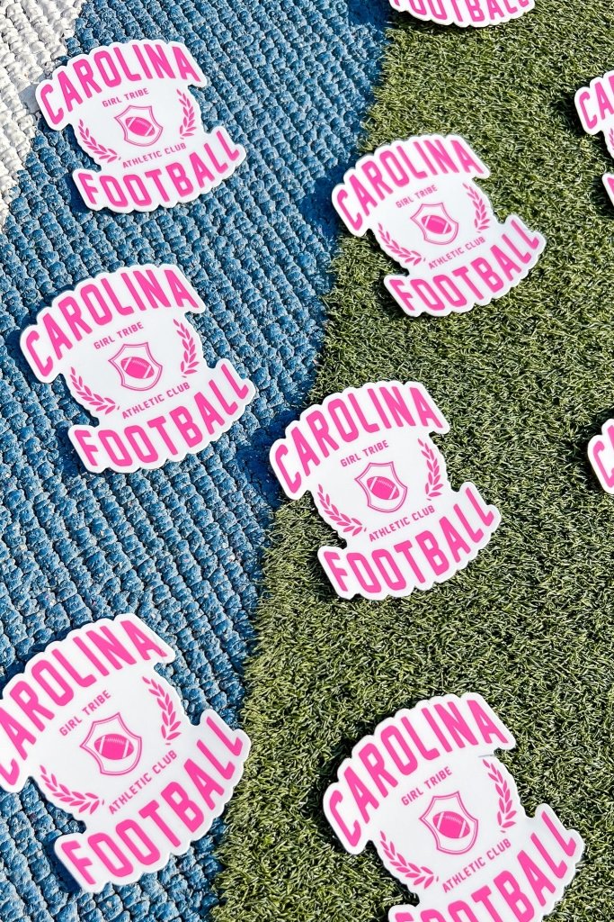 Carolina Football Sticker - Girl Tribe Co.