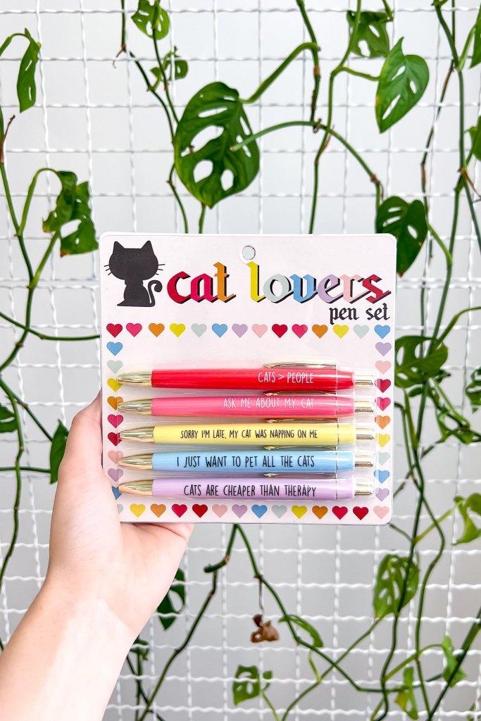 Cat Lovers Pen Set - Girl Tribe Co.