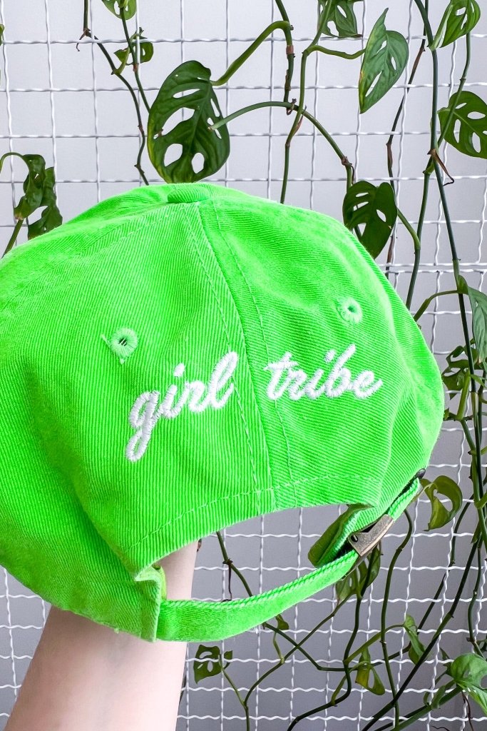 CLT Lime Green Hat - Girl Tribe Co.