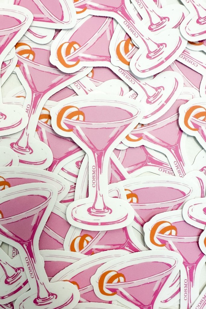 Cosmo Cocktail Sticker - Girl Tribe Co.