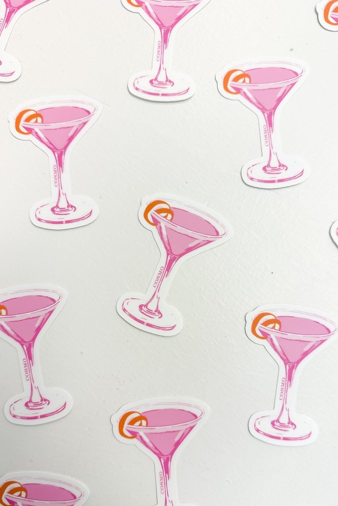 Cosmo Cocktail Sticker - Girl Tribe Co.
