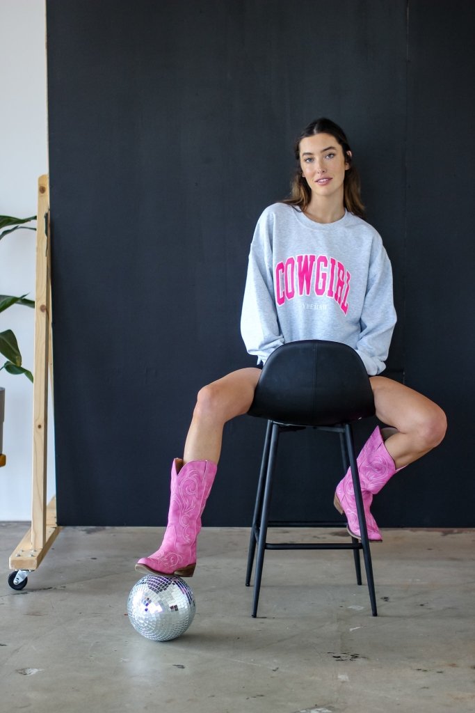Cowgirl Block Sweatshirt - Girl Tribe Co.
