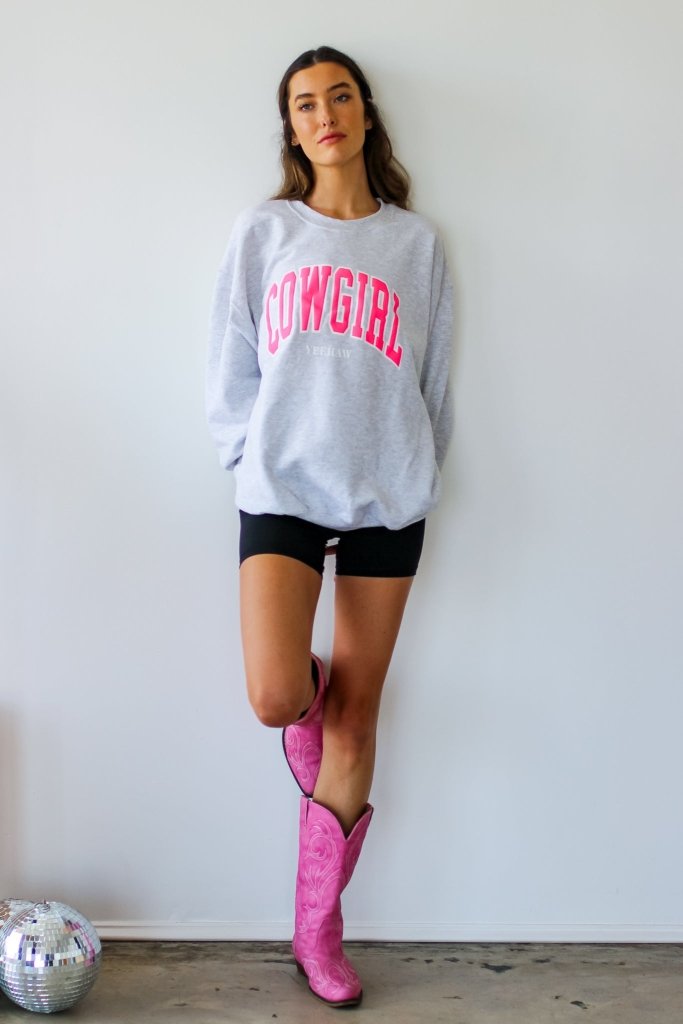 Cowgirl Block Sweatshirt - Girl Tribe Co.