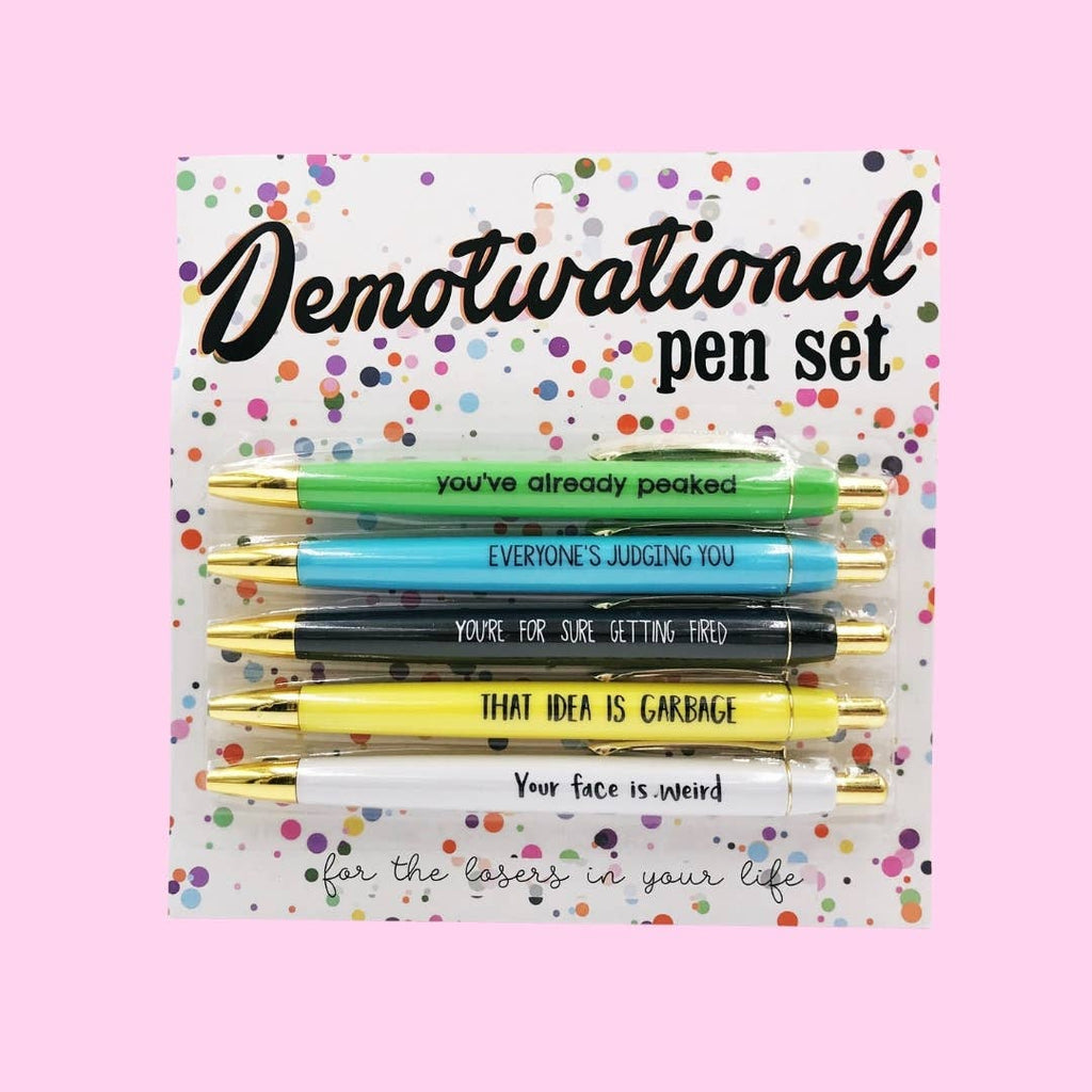 Demotivational Pen Set - Girl Tribe Co.