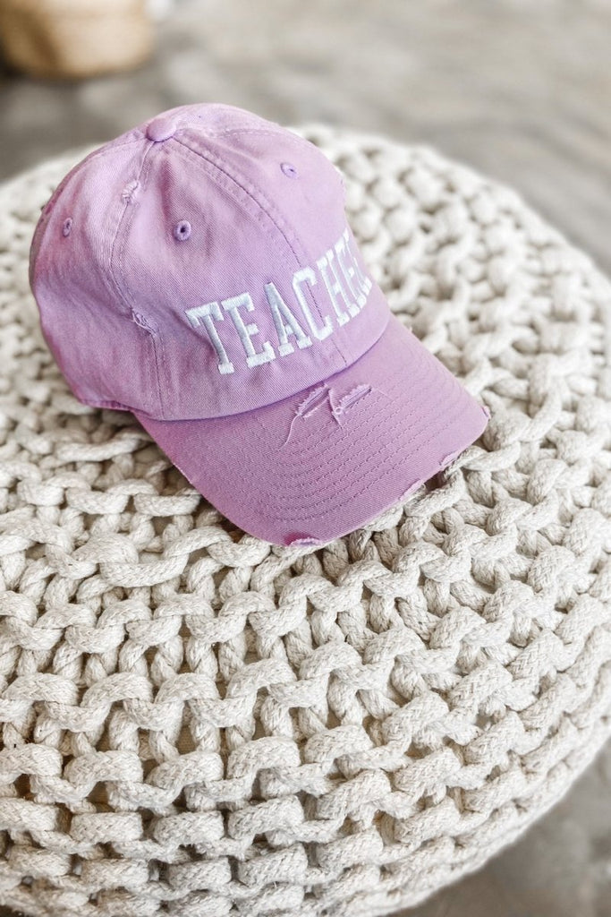 Hat - Teacher Hat In Lilac