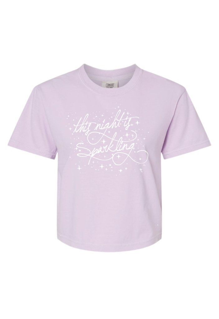 Enchanted Lavender Cropped Tee - Girl Tribe Co.