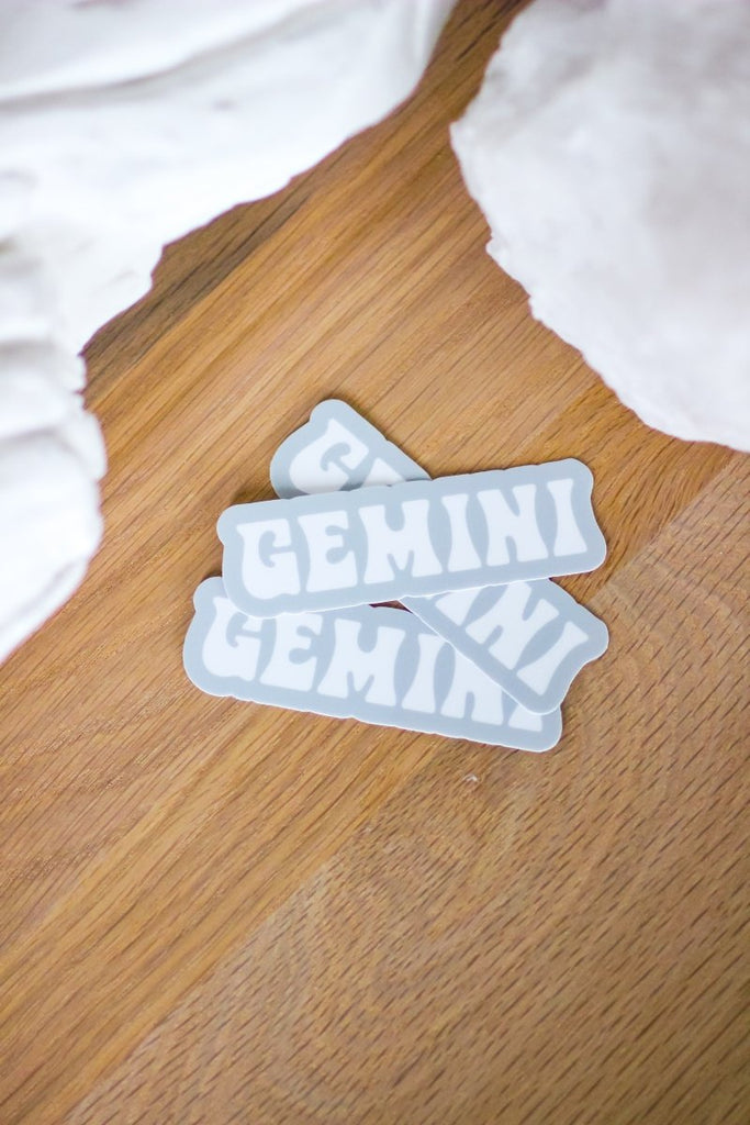 Gemini Zodiac Sticker - Girl Tribe Co.