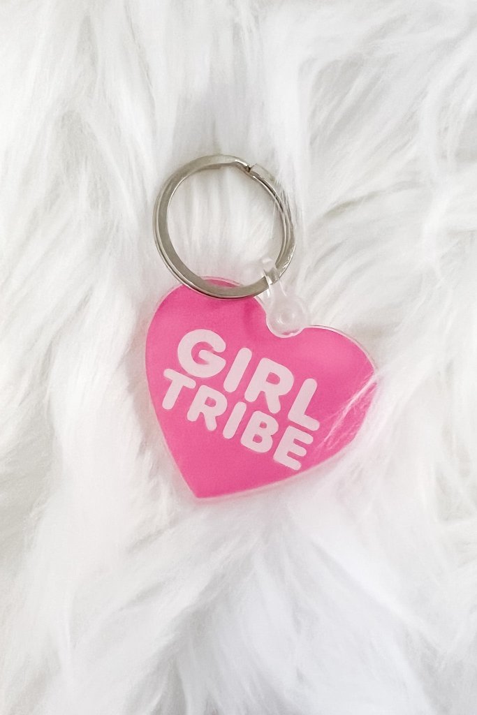 Girl Tribe Merch - Girl Tribe Heart Keychain - Girl Tribe Co.