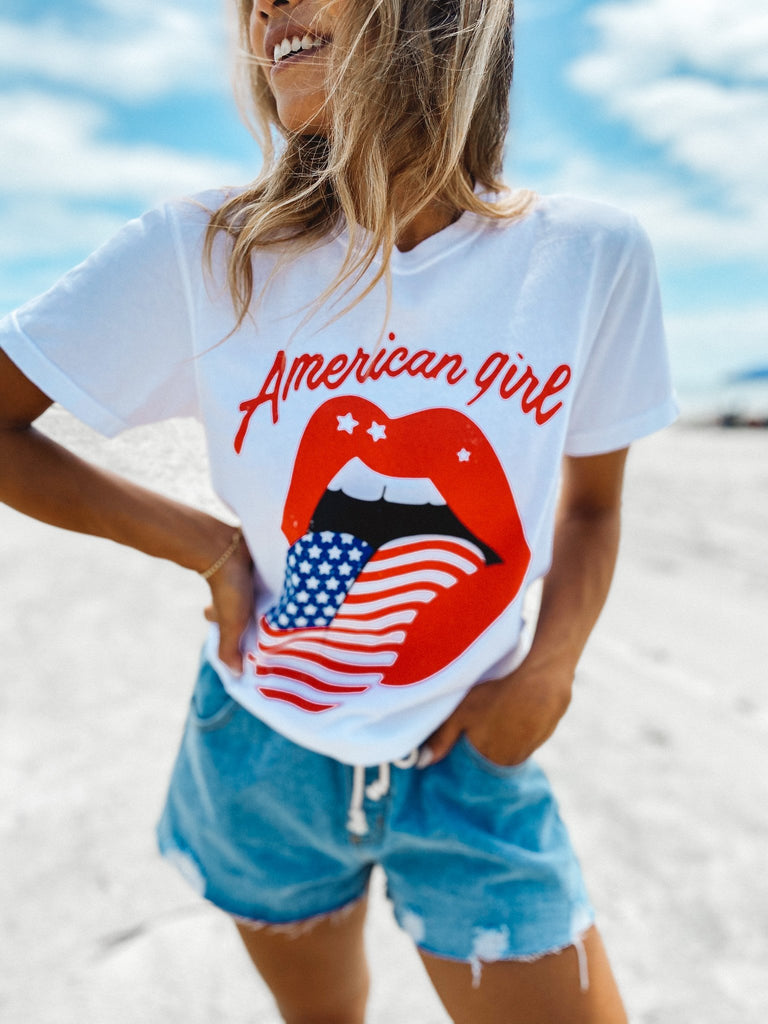 Graphics - American Girl Lips Tee