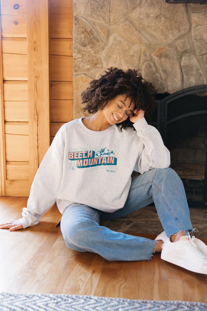 Greetings from Beech Mountain Sweatshirt - Girl Tribe Co.