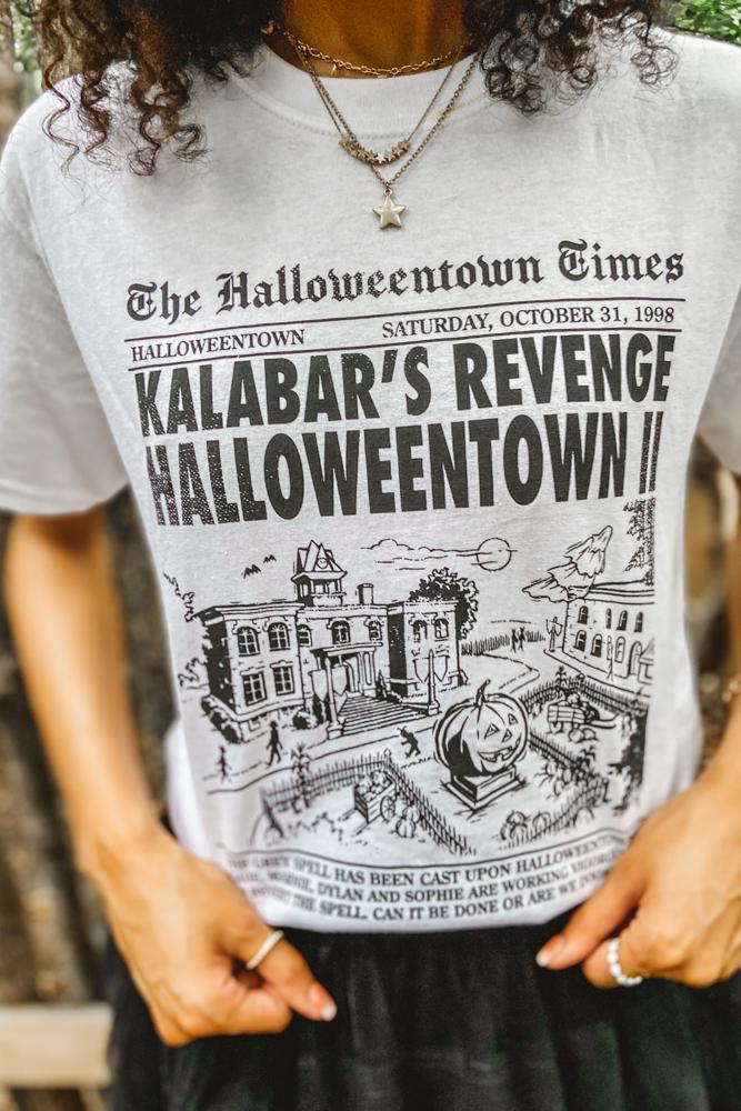 Halloweentown News Tee - Kalabar's Revenge - Girl Tribe Co.