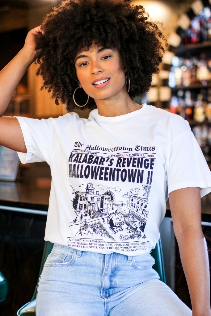 Halloweentown News Tee Kalabar's Revenge Girl Tribe - Main Image