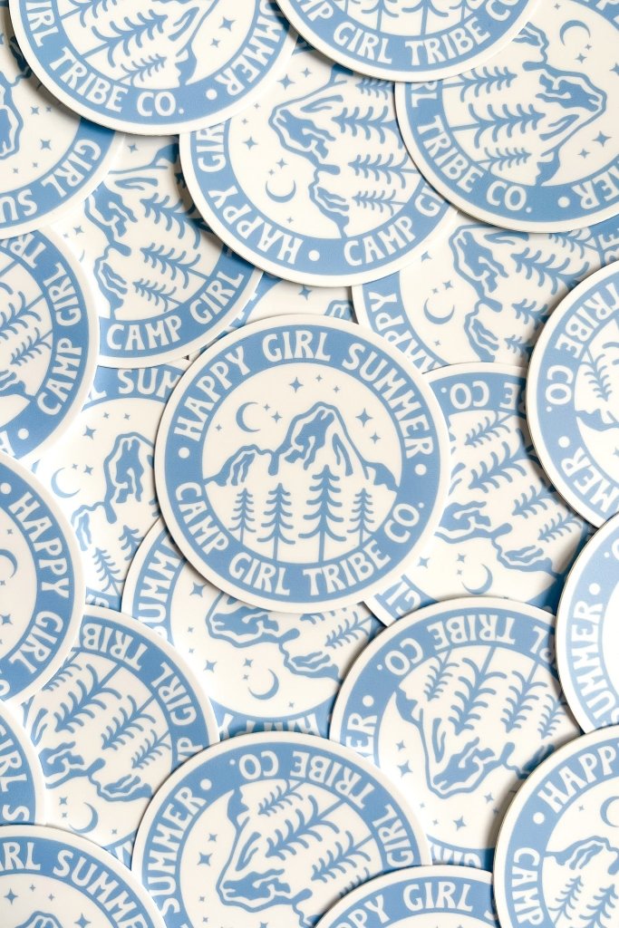 Happy Girl Summer Sticker - Girl Tribe Co.
