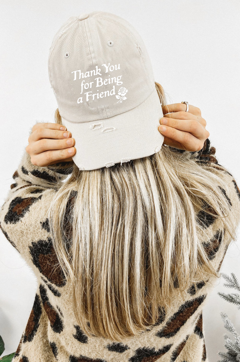 Hat - Thank You For Being A Friend Hat In Stone