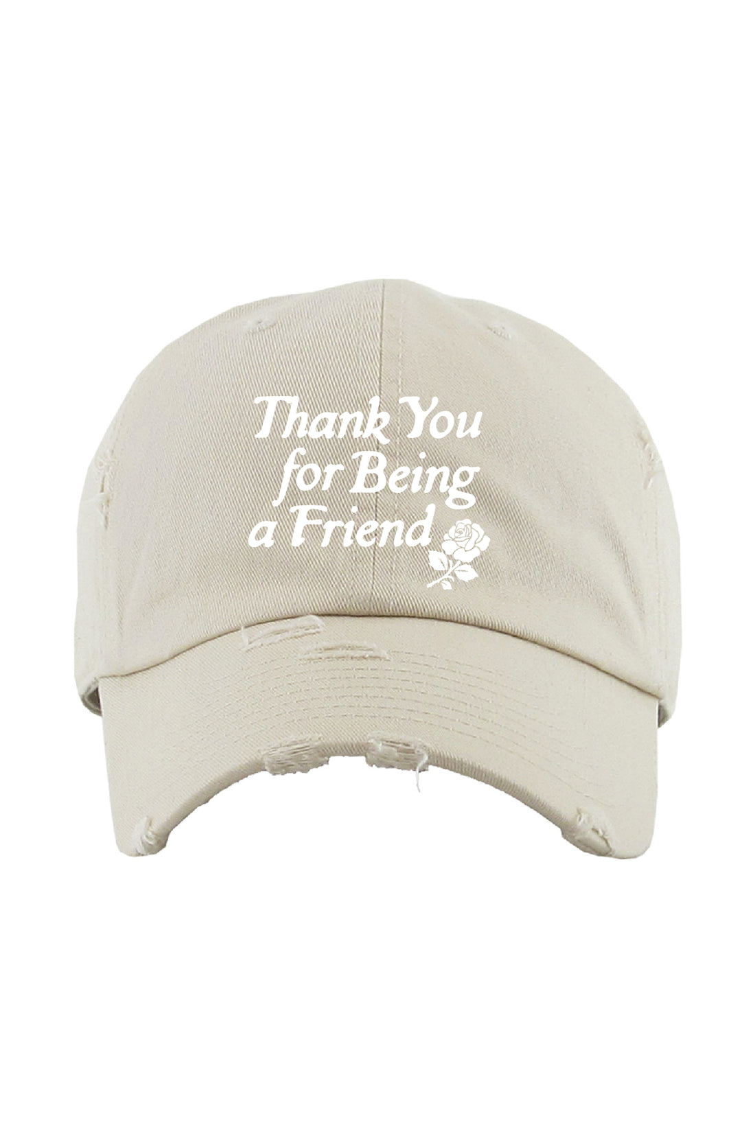 Hat - Thank You For Being A Friend Hat In Stone