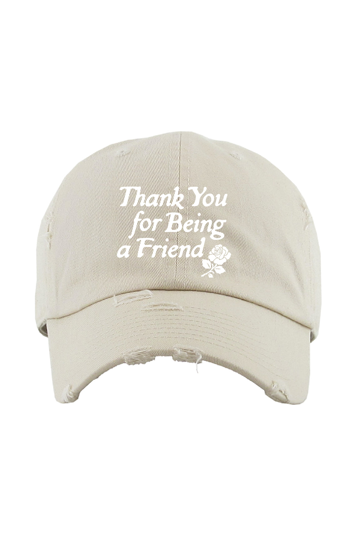 Hat - Thank You For Being A Friend Hat In Stone