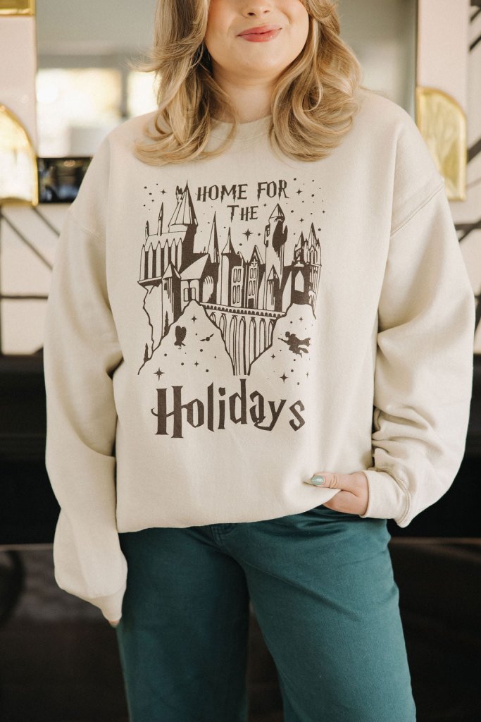 Home For The Holidays Sweatshirt - Girl Tribe Co.