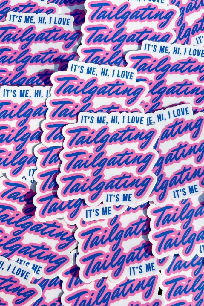 I Love Tailgating Sticker - Girl Tribe Co.