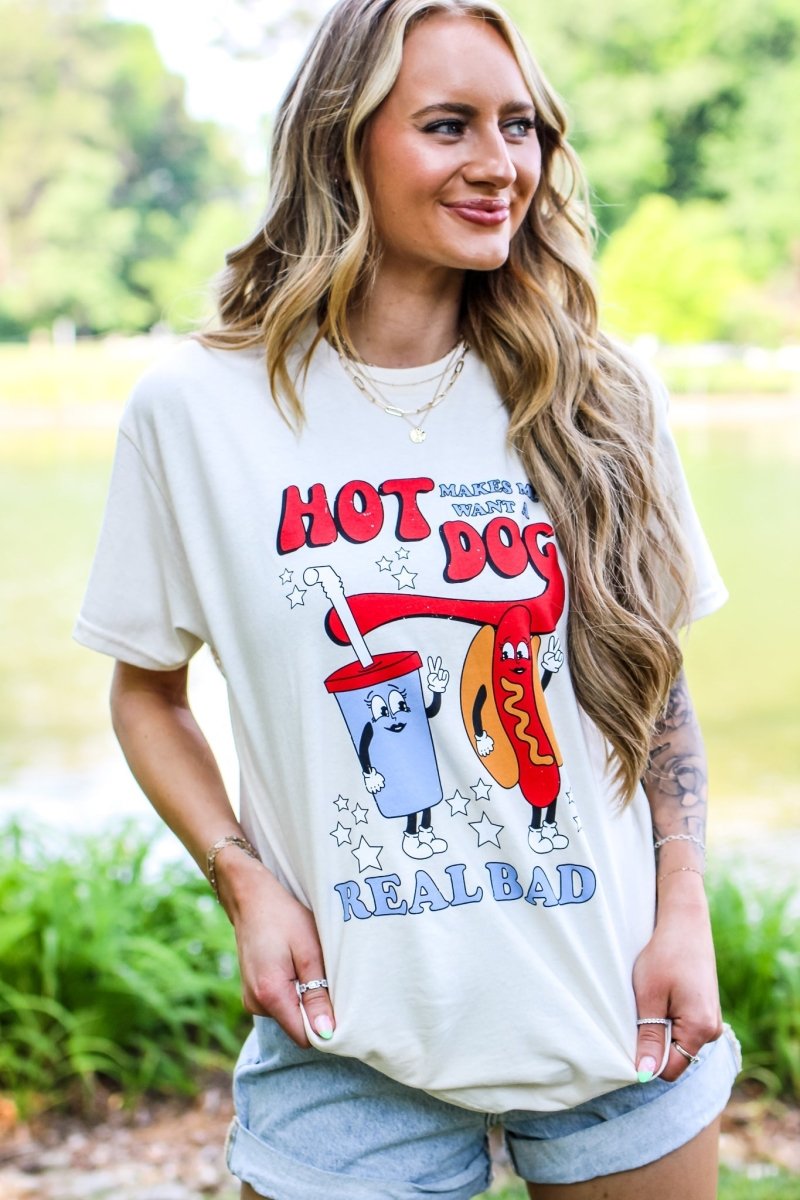 Made In America - Legally Blonde Hot Dog Tee - Girl Tribe Co.