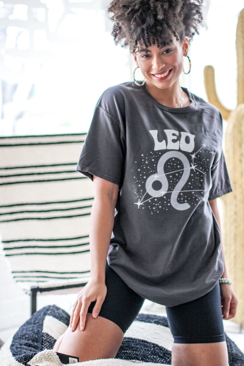 Leo Zodiac Tee - Girl Tribe Co.