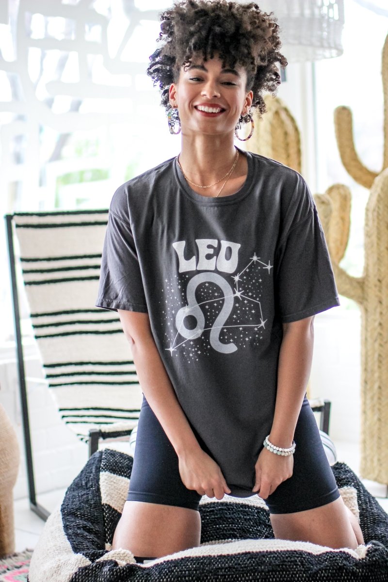 Leo Zodiac Tee - Girl Tribe Co.