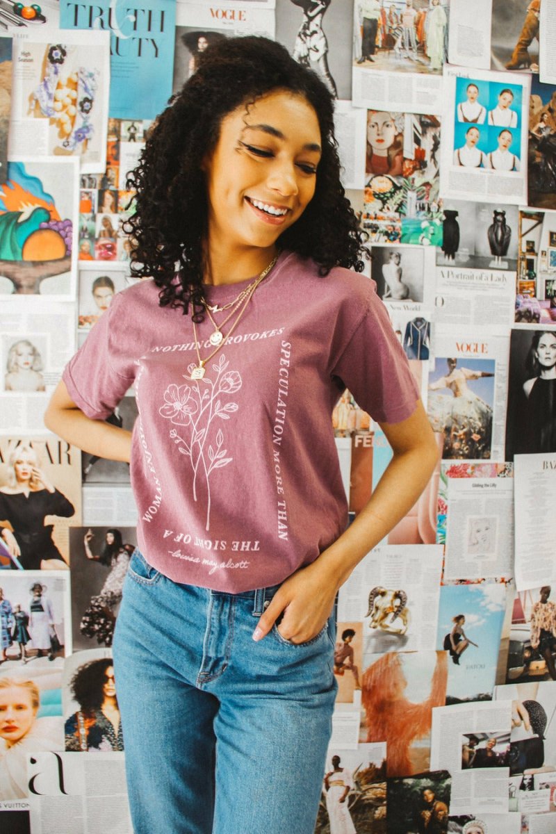 Little Women Quote Tee - Girl Tribe Co.