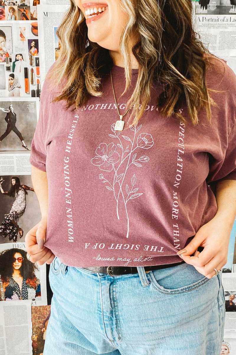 Little Women Quote Tee - Girl Tribe Co.