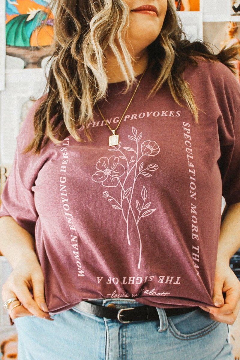 Little Women Quote Tee - Girl Tribe Co.
