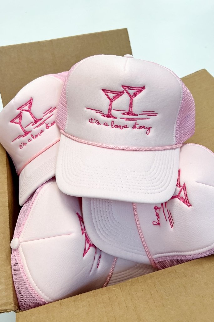 Besties - Love Story Trucker Hat - Girl Tribe Co.