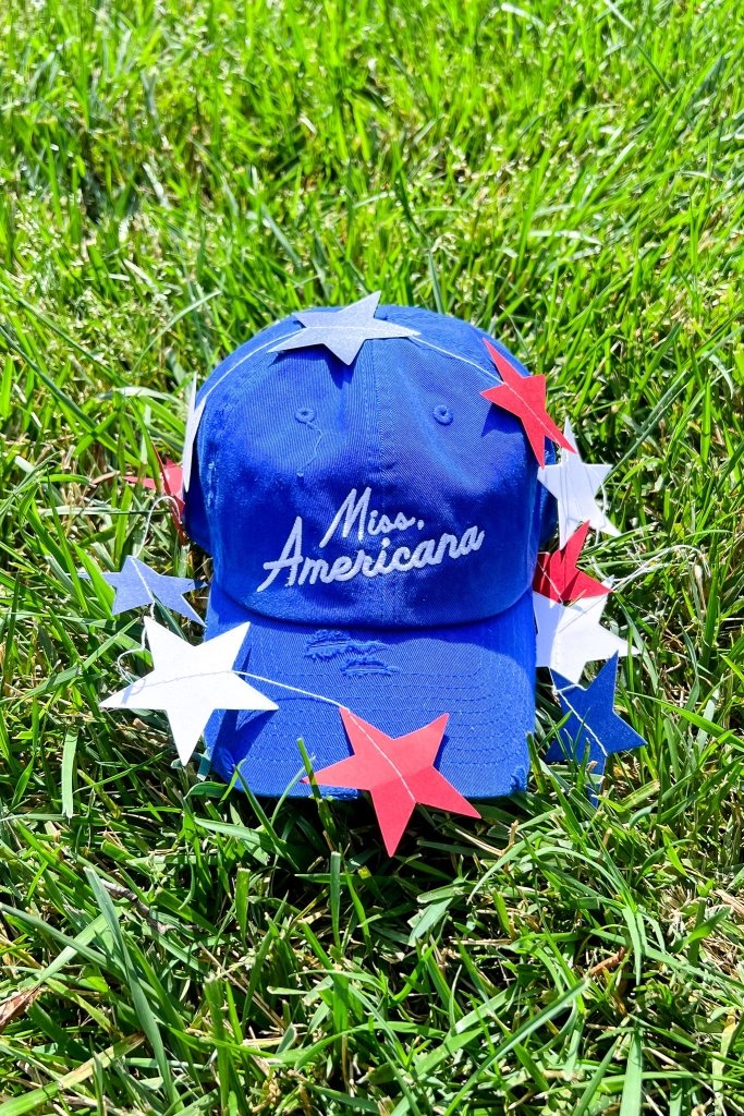 Girl Tribe Co. Made in America July 4th Collection - Miss Americana Vintage Baseball Hat