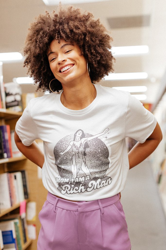 Mom, I Am a Rich Man Tee - Girl Tribe Co.