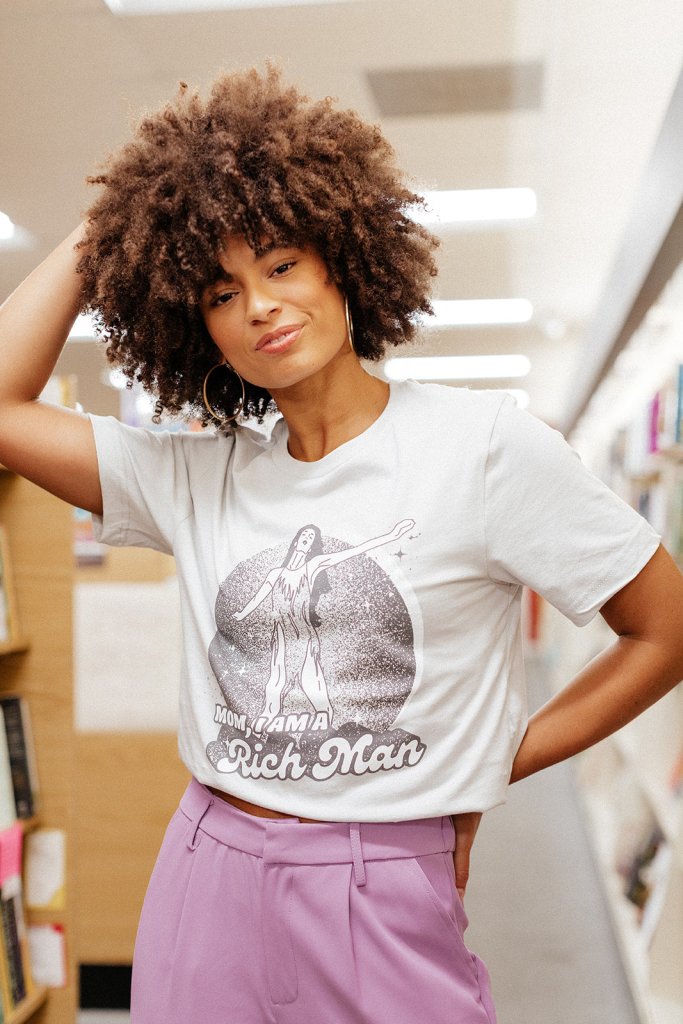 Mom, I Am a Rich Man Tee - Girl Tribe Co.