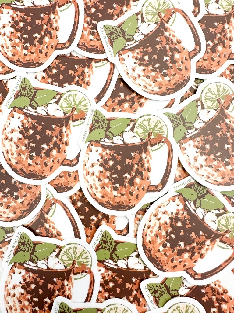Moscow Mule Cocktail Sticker - Girl Tribe Co.