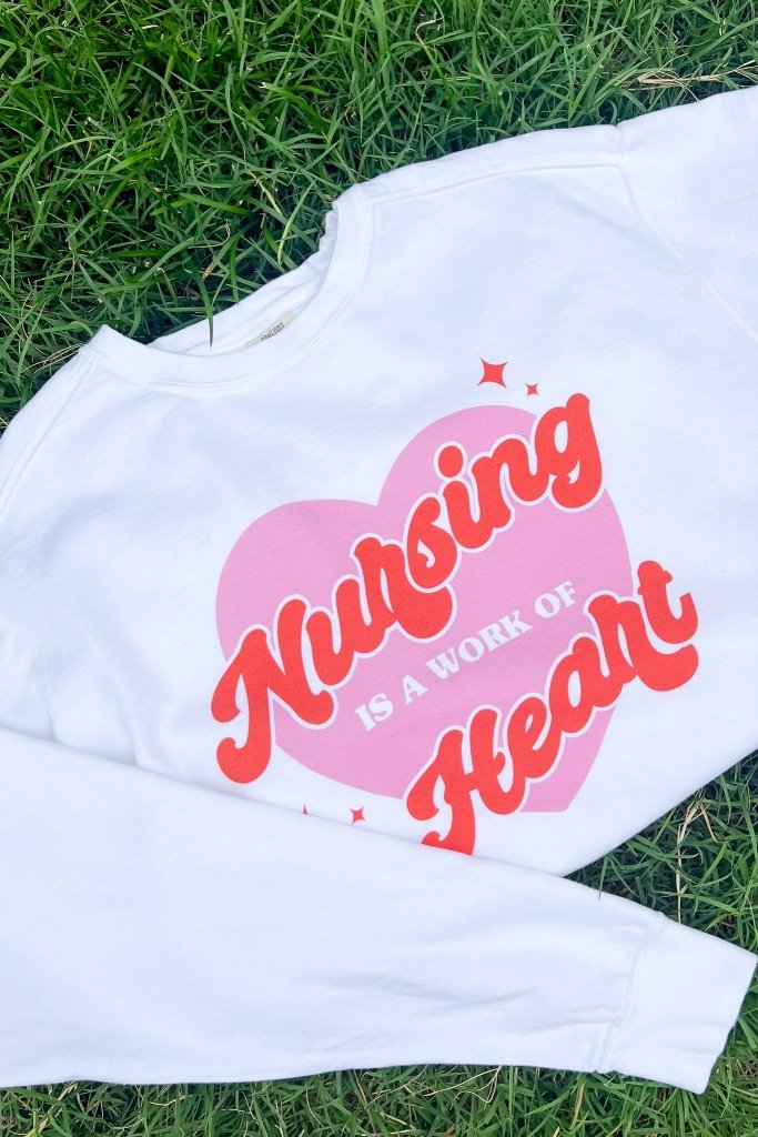 Nurse Heart Sweatshirt - Girl Tribe Co.