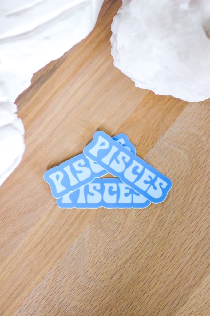 Pisces Zodiac Sticker - Girl Tribe Co.