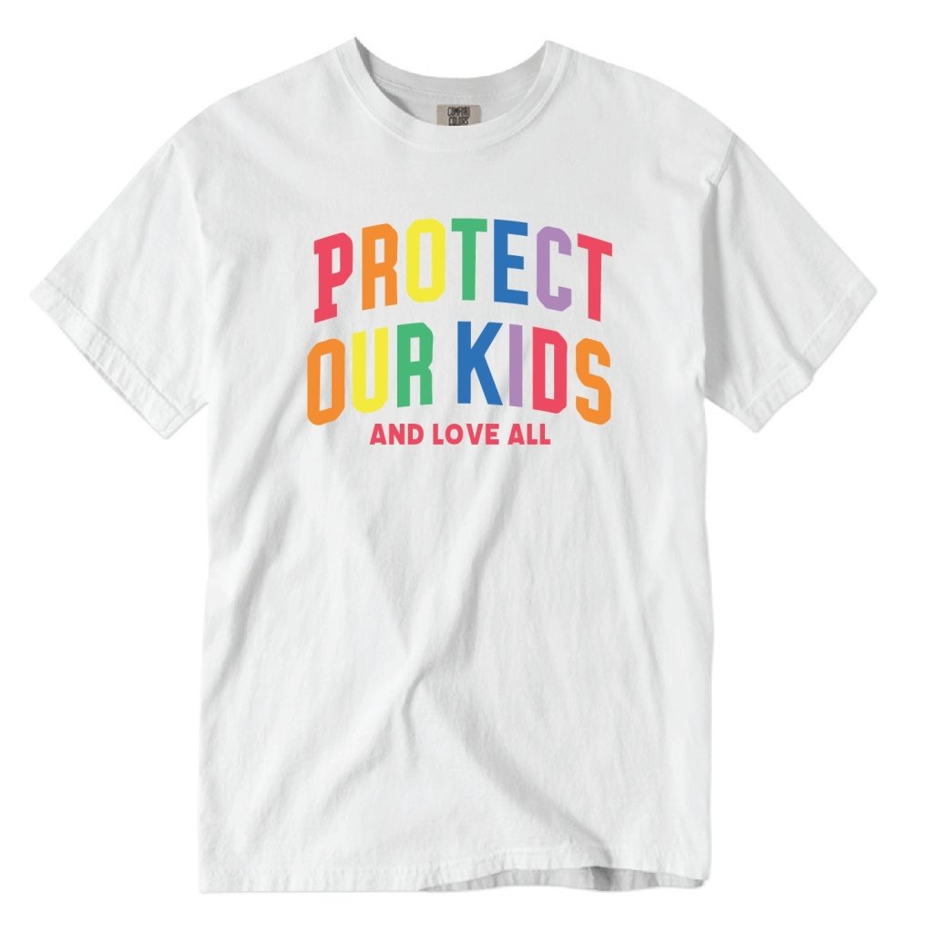 Protect Our Kids Rainbow Tee - Girl Tribe Co.