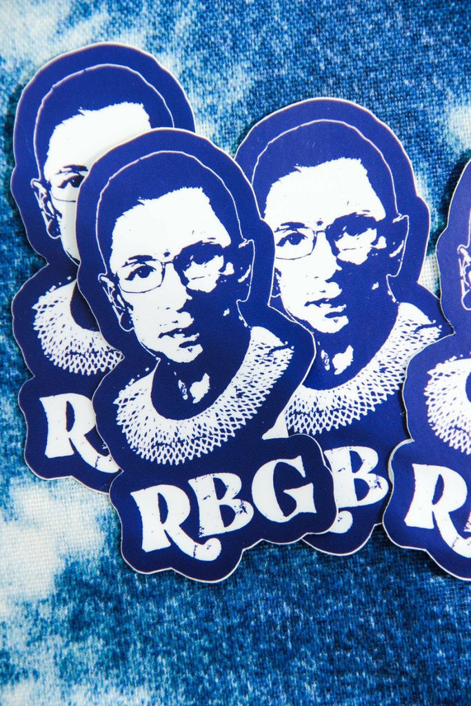 RBG Navy Sticker - Girl Tribe Co.