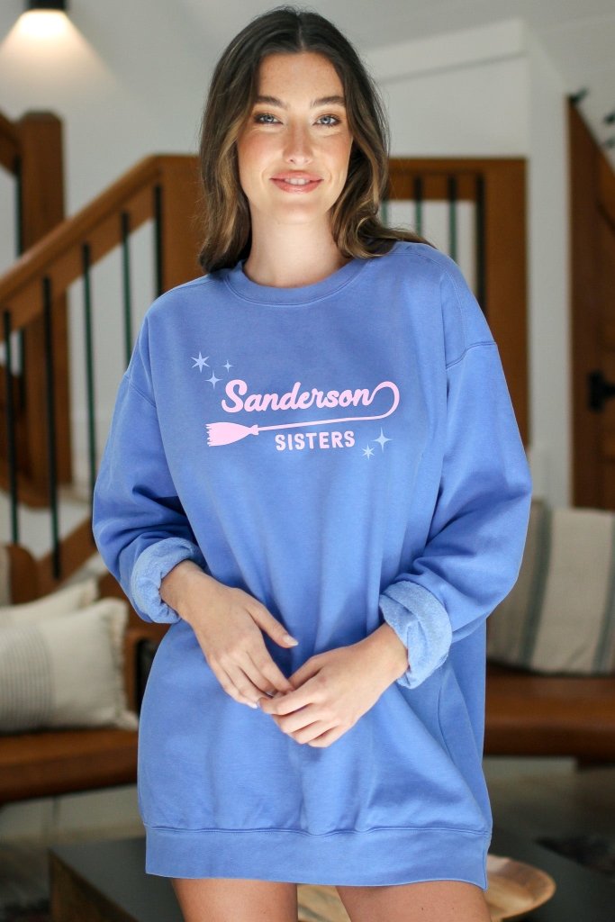Sanderson Sisters Broom Sweatshirt - Girl Tribe Co.