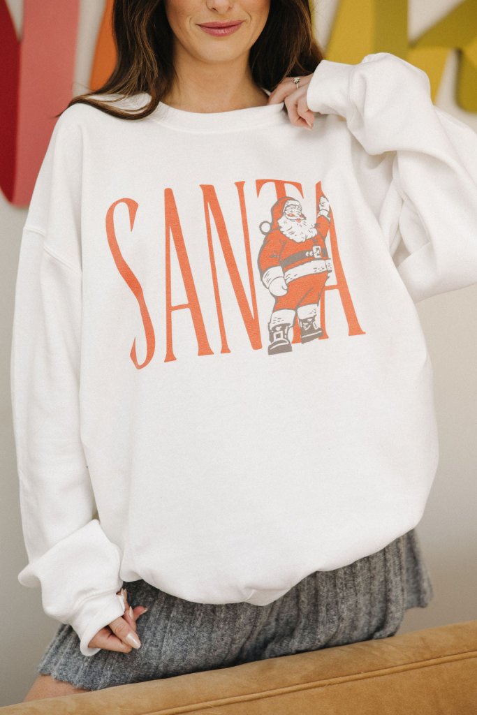Santa Sweatshirt - Girl Tribe Co.